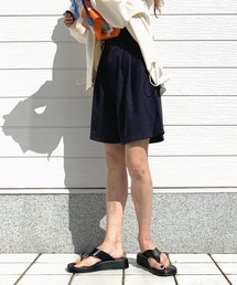 Q | タックショートパンツ(その他パンツ)