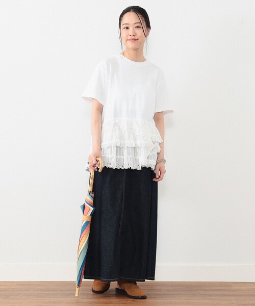 TORI-TO × BEAMS BOY レース ティアード T ビームスボーイ BEAMS BOY（ビームスボーイ）の「TORI-TO × BEAMS BOY / レース