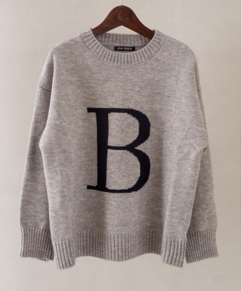 SpRay(スプレイ)の「アルファベットロゴジャガードニット(ニット SpRay(スプレイ)の「アルファベットロゴジャガードニット(ニット
