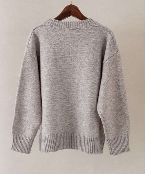 新品【Spick＆Span】アルファベットジャガードフレンチニット アルファベットジャガードフレンチニット | スピック＆スパン(Spick