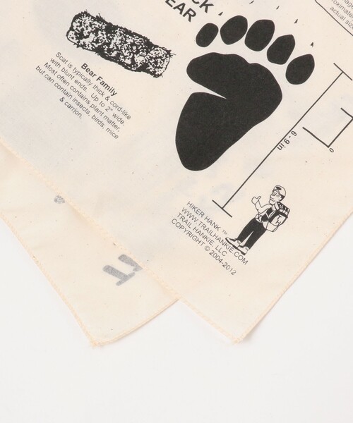 BEAMS BOY（ビームスボーイ）の「Trail Hankie / バンダナ（バンダナ/スカーフ・レディース・ホワイト/オフホワイト・ONE SIZE）」の3枚目の写真