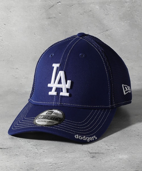 NEW ERA(ニューエラ)の「【NEW ERA/ニューエラ】9THIRTY LOGO MESH CAP/ロゴメッシュキャップ(キャップ・メンズ・ブルー/グレー/ブラック/ブラック系1/ネイビー/ブルー系1・M/L/S/M)」の5枚目の写真