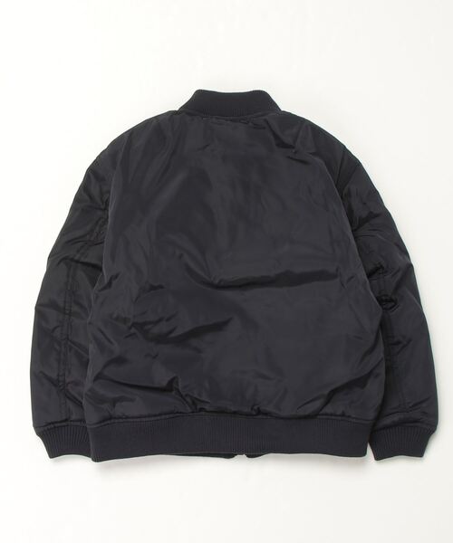NAVY（ネイビー）の「NAVY リバーシブル MA-1 タイプブルゾン（MA-1・キッズ・カーキ/ブラック/ネイビー・120/140/150/130/160）」の4枚目の写真
