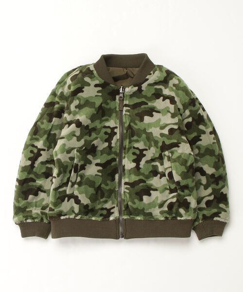 NAVY（ネイビー）の「NAVY リバーシブル MA-1 タイプブルゾン（MA-1・キッズ・カーキ/ブラック/ネイビー・120/140/150/130/160）」の7枚目の写真