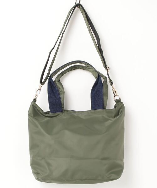 mis zapatos（ミス　サパト）の「ハイカットブーツトート（トートバッグ・レディース・ベージュ/ブラック/カーキ・ONE SIZE）」の4枚目の写真