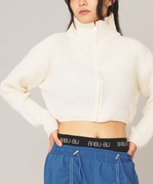 BABU-BU | HIGH NECKED ZIP UP CARDIGAN(カーディガン/ボレロ)