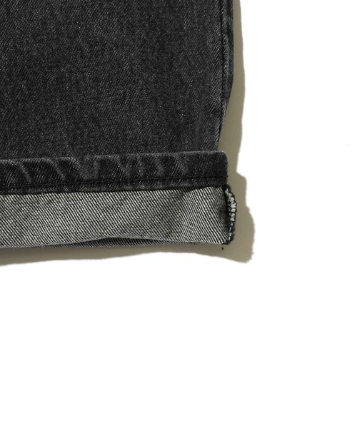 X-girl（エックスガール）の「BACK SLIT DENIM PANTS（デニムパンツ・レディース・ブラック/ライトインディゴブルー・M/S/XS）」の15枚目の写真