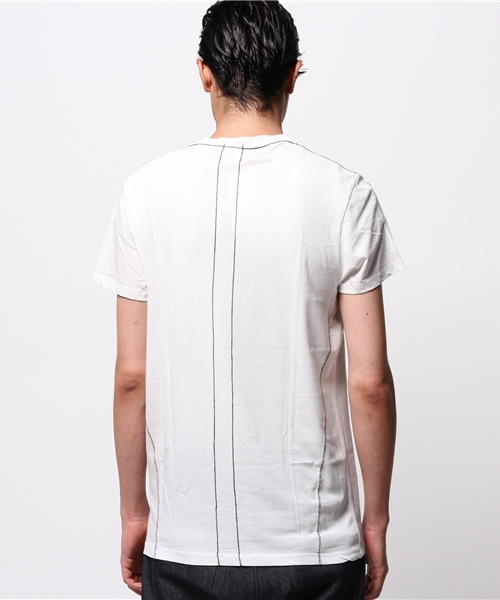 ROSE BUD COUPLES （ローズ バッド カップルズ）の「(RELIGION)E2215ABF45 ATOMIC BLAC SS TEE（Tシャツ/カットソー・メンズ・ホワイト・SMALL）」の8枚目の写真