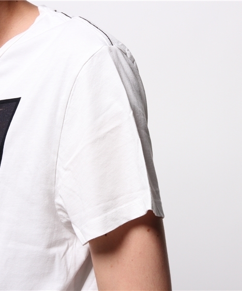 ROSE BUD COUPLES （ローズ バッド カップルズ）の「(RELIGION)E2215ABF45 ATOMIC BLAC SS TEE（Tシャツ/カットソー・メンズ・ホワイト・SMALL）」の6枚目の写真