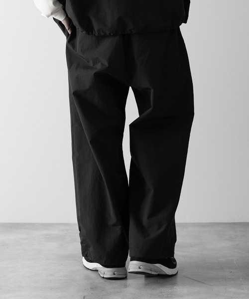 【RUUBON】nylon drawstring pants / ナイロン ドロストパンツ（スラックス）｜RUUBON（ルーボン）