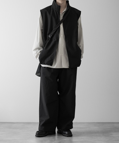 【RUUBON】nylon drawstring pants / ナイロン ドロストパンツ（スラックス）｜RUUBON（ルーボン）