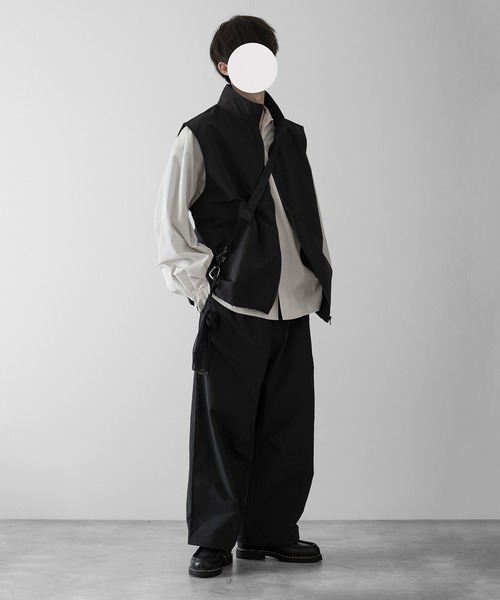 【RUUBON】nylon drawstring pants / ナイロン ドロストパンツ（スラックス）｜RUUBON（ルーボン）