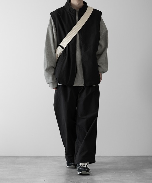 RUUBON】nylon drawstring pants / ナイロン ドロストパンツ