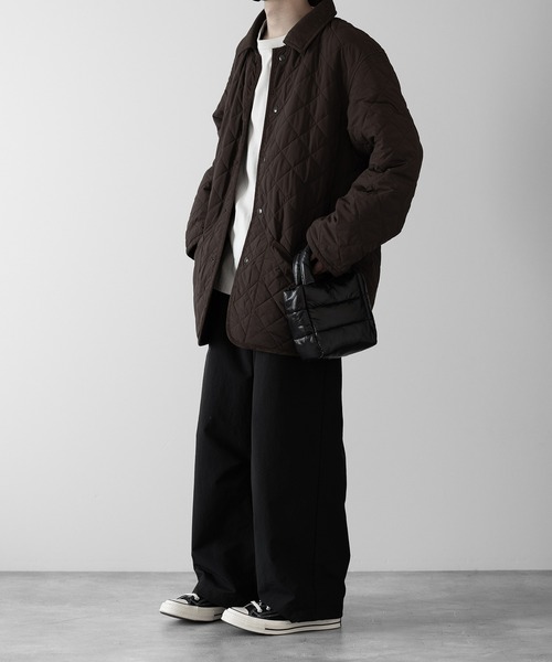 【RUUBON】nylon drawstring pants / ナイロン ドロストパンツ（スラックス）｜RUUBON（ルーボン）