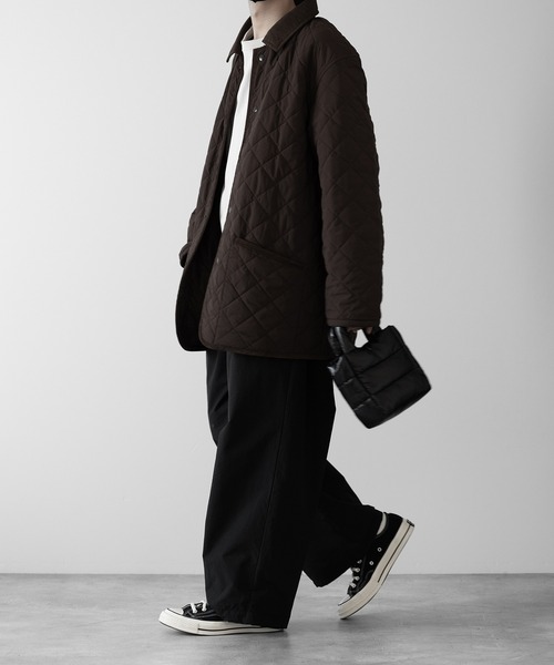 【RUUBON】nylon drawstring pants / ナイロン ドロストパンツ（スラックス）｜RUUBON（ルーボン）