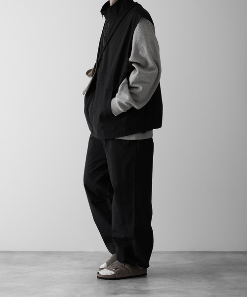 パンツ Nylon Drawstring Pants RUUBON】nylon drawstring pants / ナイロン ドロストパンツ