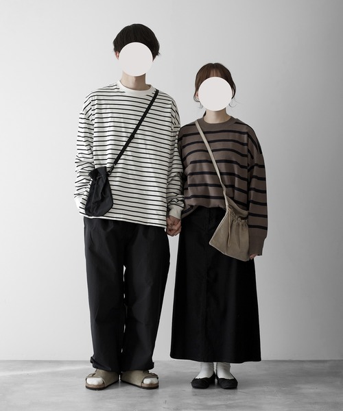 【RUUBON】nylon drawstring pants / ナイロン ドロストパンツ（スラックス）｜RUUBON（ルーボン）