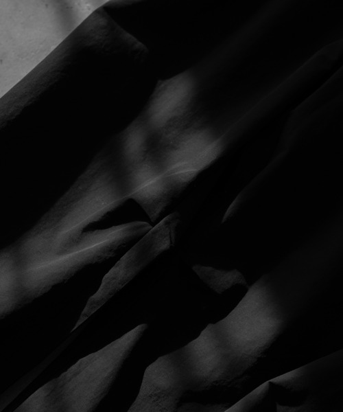 【RUUBON】nylon drawstring pants / ナイロン ドロストパンツ（スラックス）｜RUUBON（ルーボン）