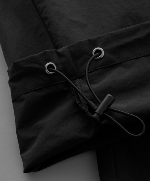 【RUUBON】nylon drawstring pants / ナイロン ドロストパンツ（スラックス）｜RUUBON（ルーボン）