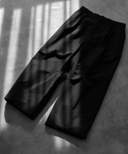 【RUUBON】nylon drawstring pants / ナイロン ドロストパンツ（スラックス）｜RUUBON（ルーボン）