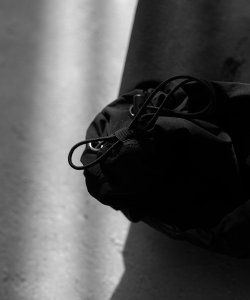 【RUUBON】nylon drawstring pants / ナイロン ドロストパンツ（スラックス）｜RUUBON（ルーボン）