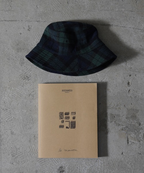 CALIFORNIA OUTFITTERS（カリフォルニア アウトフィッターズ）の「Z-2-SP 11D28 ウール混 メルトン バケットハット（ハット・メンズ・レッド/ベージュ/ネイビー/ブラック/ベージュ系その他/チャコール・ONESIZE）」の5枚目の写真