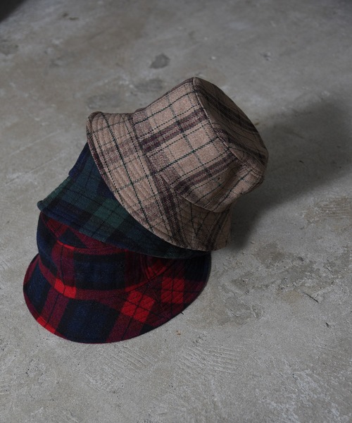 CALIFORNIA OUTFITTERS（カリフォルニア アウトフィッターズ）の「Z-2-SP 11D28 ウール混 メルトン バケットハット（ハット・メンズ・レッド/ベージュ/ネイビー/ブラック/ベージュ系その他/チャコール・ONESIZE）」の14枚目の写真