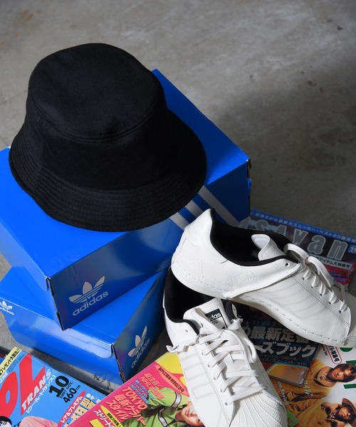 CALIFORNIA OUTFITTERS（カリフォルニア アウトフィッターズ）の「Z-2-SP 11D28 ウール混 メルトン バケットハット（ハット・メンズ・レッド/ベージュ/ネイビー/ブラック/ベージュ系その他/チャコール・ONESIZE）」の9枚目の写真