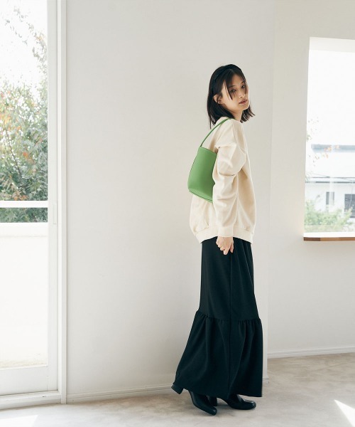 marjour(マージュール)の「MINIMAL DAILY TOTE(MINI)(トートバッグ・レディース・グリーン/ブラック・FREE)」の8枚目の写真