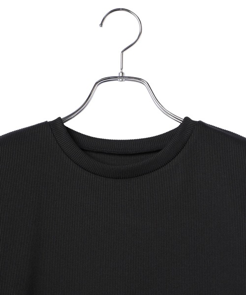 SALON adam et rope'(サロン アダム エ ロペ)の「【追加】カフチュールフレアロングTシャツ2(Tシャツ/カットソー・レディース・ブラック/オフホワイト・FREE)」の12枚目の写真