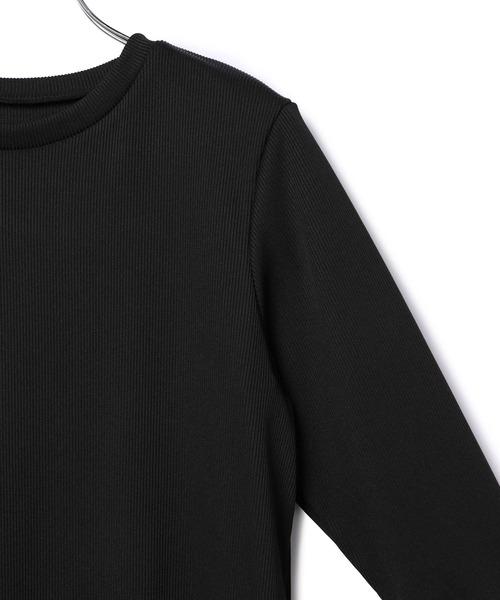 SALON adam et rope'(サロン アダム エ ロペ)の「【追加】カフチュールフレアロングTシャツ2(Tシャツ/カットソー・レディース・ブラック/オフホワイト・FREE)」の11枚目の写真