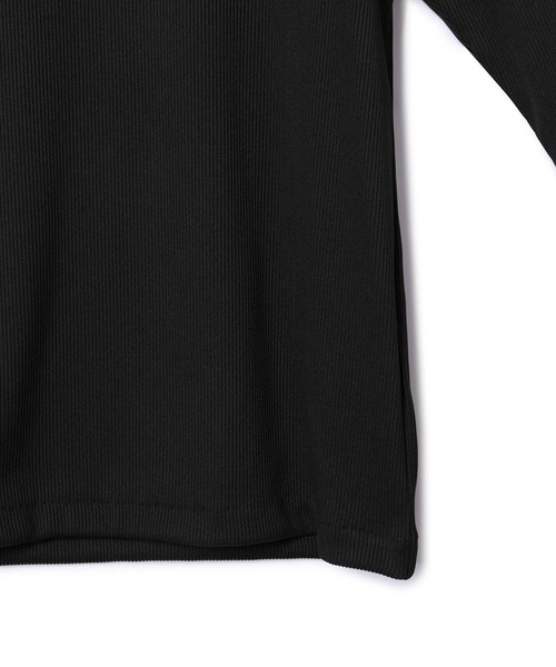SALON adam et rope'(サロン アダム エ ロペ)の「【追加】カフチュールフレアロングTシャツ2(Tシャツ/カットソー・レディース・ブラック/オフホワイト・FREE)」の9枚目の写真