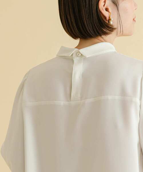 F by ROSSO（エフバイロッソ）の「F by ROSSO　サイドパールハイネックブラウス（シャツ/ブラウス・レディース・ブラック/オフホワイト・FREE）」の19枚目の写真