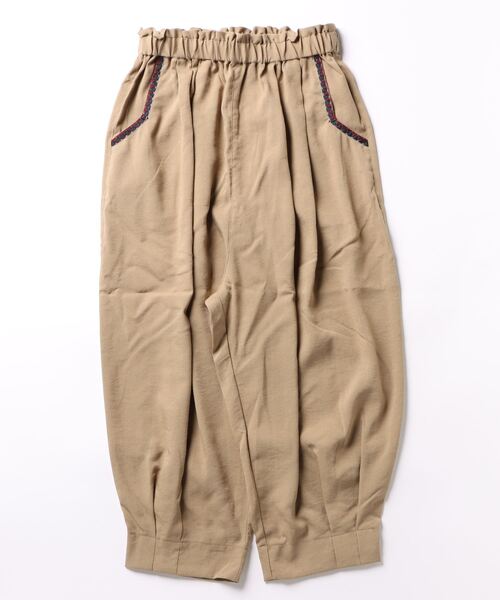 チチカカ（チチカカ）の「エッグタックパンツ（その他パンツ・レディース・ベージュ/ブラック/カーキ/ターコイズブルー/マスタード・LARGE/MEDIUM）」の9枚目の写真