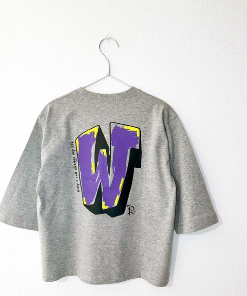 ZI-ON（ジーオン）の「オーバーサイズ グラフィティープリントロンT（Tシャツ/カットソー・キッズ・ブラック系その他/ベージュ系その他/ホワイト系その他3/グレー系その他/カーキ/ブラック/ブラック系その他2/杢グレー/ダークグリーン/オフホワイト/ブラック系その他3/ホワイト系その他2/ホワイト系その他/ネイビー/パープル/ベージュ・140cm/160cm/120cm/110cm/150cm/130cm）」の14枚目の写真