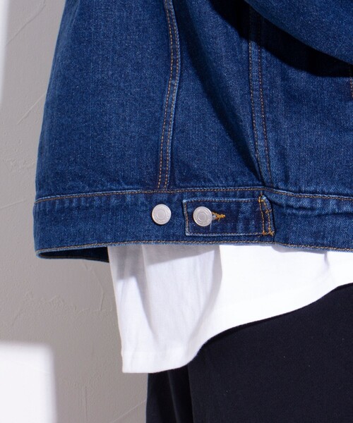 GLOSTER（グロスター）の「【限定展開】【GLOSTER/グロスター】ベーシック 3rd デニムジャケット ビッグGジャン（デニムジャケット・メンズ・インディゴブルー・M/L/XL）」の19枚目の写真