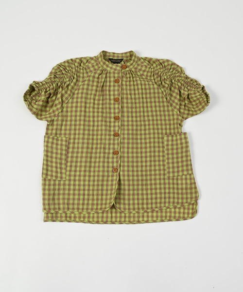 A BOND（アボンド）の「ギンガムシャーリングワンピース（kids/S～LL）（ワンピース・キッズ・イエロー/ピンク/ブラック・S/M/L/LL）」の9枚目の写真