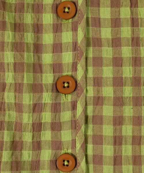 A BOND（アボンド）の「ギンガムシャーリングワンピース（kids/S～LL）（ワンピース・キッズ・イエロー/ピンク/ブラック・S/M/L/LL）」の14枚目の写真