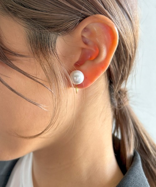Kotoe(コトエ)の「【3サイズ】 ビッグパールイヤリング(イヤリング・レディース・ホワイト系その他/ホワイト系その他2/ホワイト・FREE)」の5枚目の写真