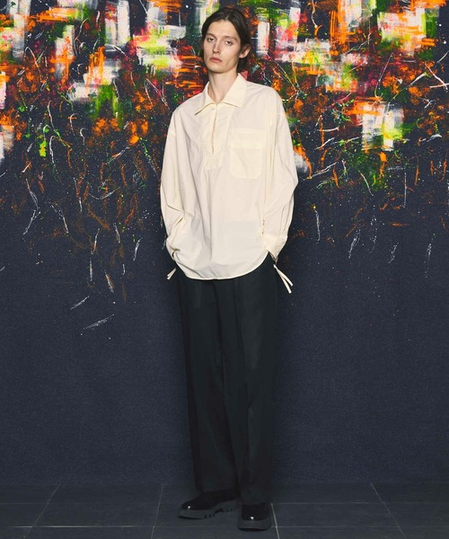 MAISON SPECIAL メゾンスペシャル　タフタペプラムTシャツ Taffeta Peplum T-shirt/タフタペプラムTシャツ【MAISON SPECIAL
