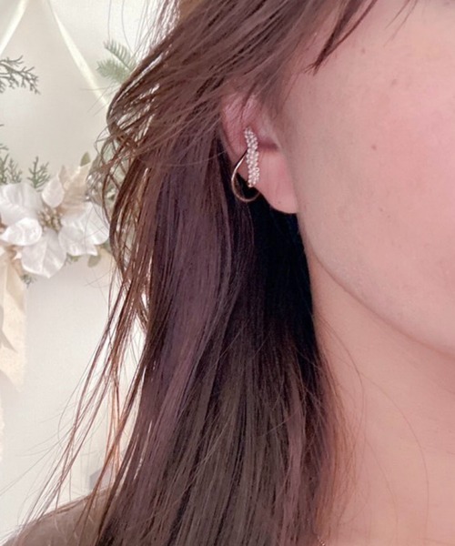 ピアス　リング　イヤカフ　断捨離 オールトイヤカフリング / Pigeon Earcuff｜Palnart Poc STORE