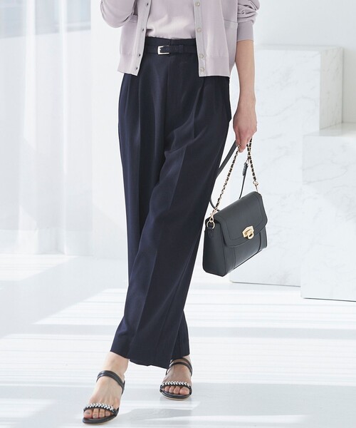 【セール】【洗える】ドライオックスタック ワイドパンツ(その他パンツ)|any SiS(エニィスィス)