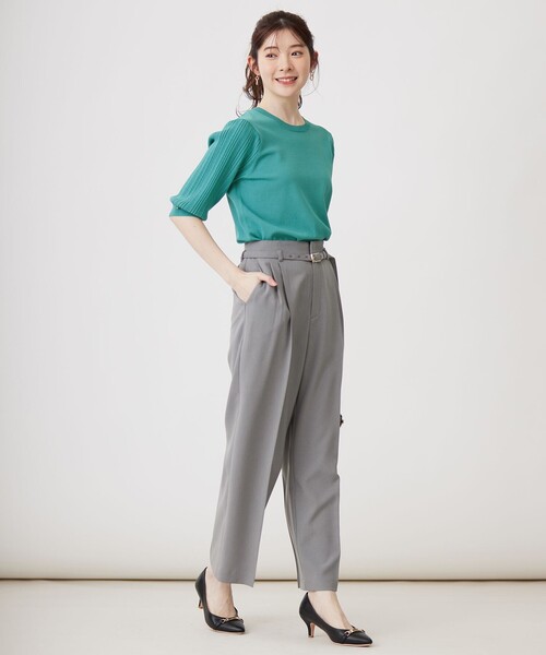 ANY SIS(エニィスィス)の「【洗える】ドライオックスタック ワイドパンツ(その他パンツ・レディース・ライトグレー系/アイボリー系/ネイビー系・1/2/3)」の13枚目の写真