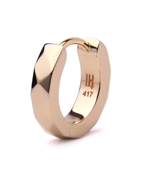 LH for Gift カッティングフープピアス/K10ゴールド