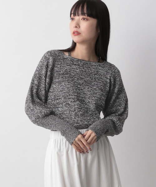 LOWRYS FARM（ローリーズファーム）の「ストラップスクエアニットプル