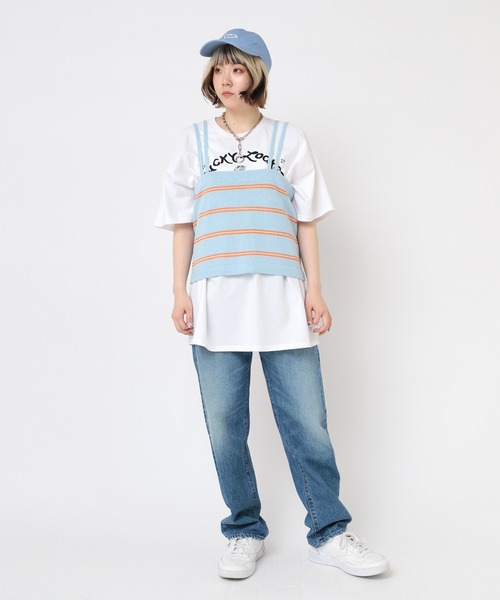 RNA(アールエヌエー)の「E4981 RNAミニロゴCAP(キャップ・レディース・ブラック/サックスブルー/ブラック系その他/ホワイト系その他・FREE)」の11枚目の写真