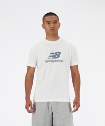 New Balance Stacked Logo ショートスリーブTシャツ