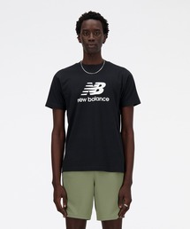 New Balance Stacked Logo ショートスリーブTシャツ