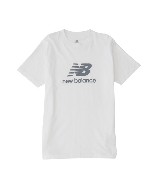 NEW BALANCE(ニューバランス)の「New Balance Stacked Logo ショートスリーブTシャツ(Tシャツ/カットソー・メンズ・ブラック/ネイビー/ホワイト/ライトグレー/レッド・SMALL/MEDIUM/LARGE/X-LARGE/XX-LARGE/XXX-LARGE)」の8枚目の写真