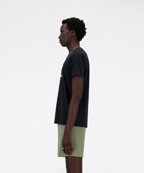 NEW BALANCE(ニューバランス)の「New Balance Stacked Logo ショートスリーブTシャツ(Tシャツ/カットソー・メンズ・ブラック/ネイビー/ホワイト/ライトグレー/レッド・SMALL/MEDIUM/LARGE/X-LARGE/XX-LARGE/XXX-LARGE)」の10枚目の写真